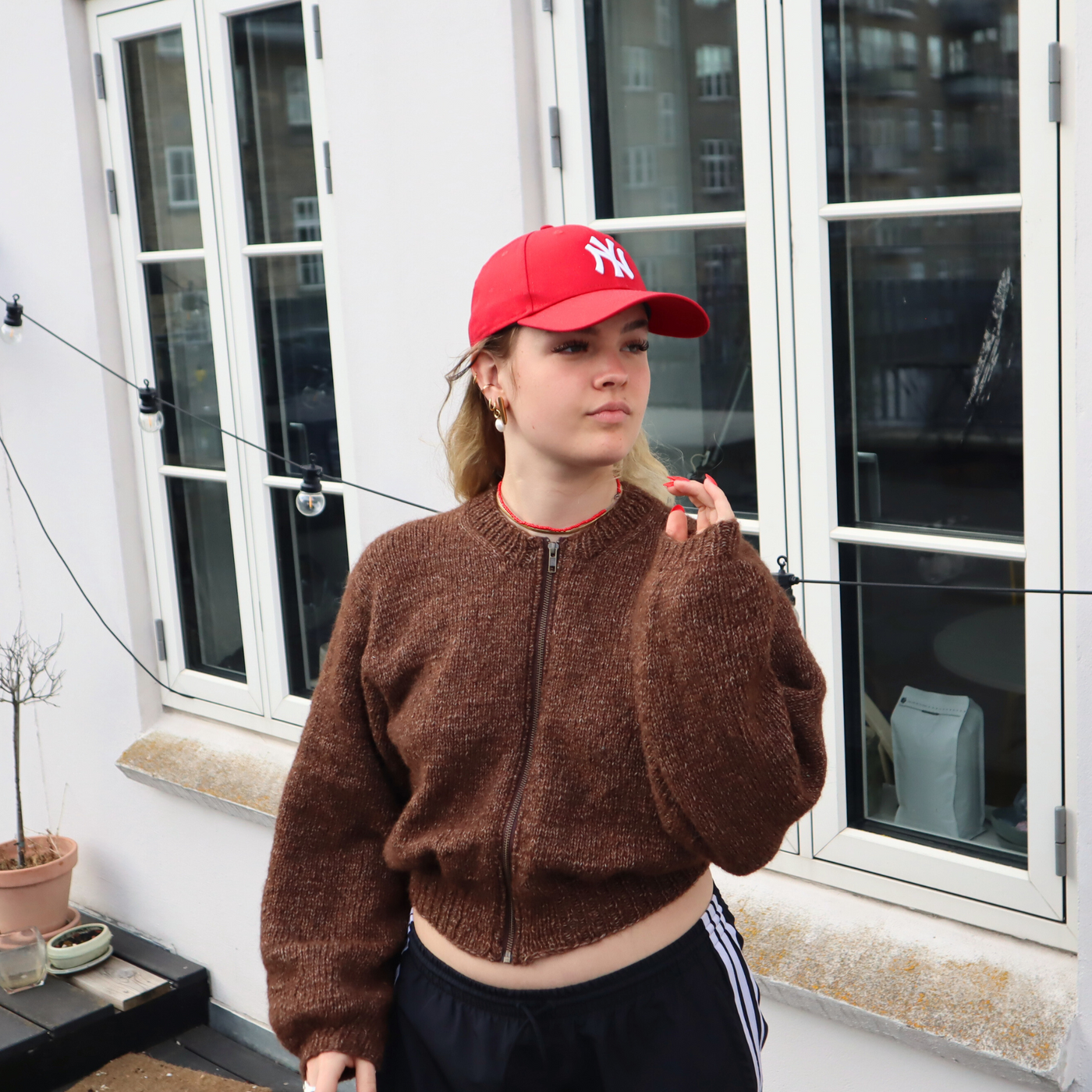 An old knit before reknitting